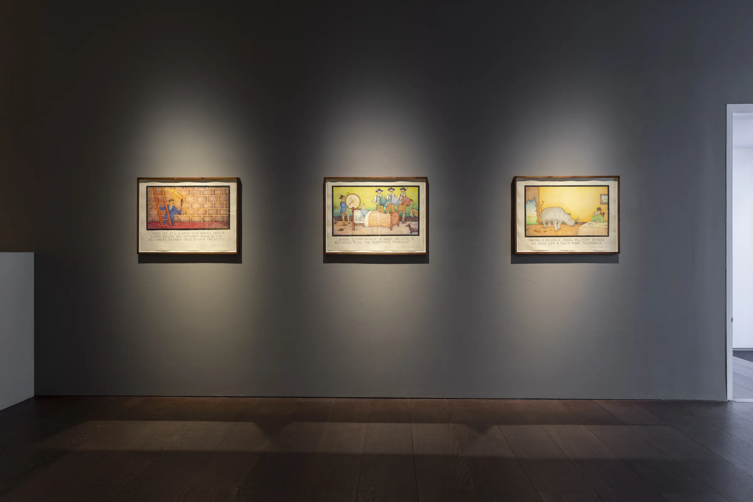 Glen Baxter Inexplicably Vermillion